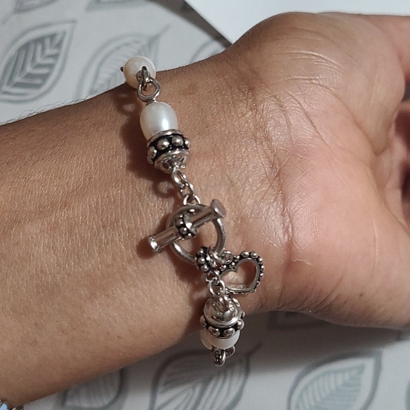 925 and pearl bracelet - Picture 6 of 6